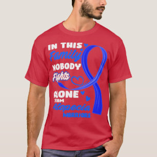 Camiseta En Esta Familia Nadie Pelea Sola Alopecia Del Equi