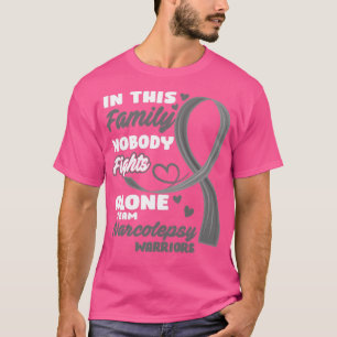Camiseta En Esta Familia Nadie Pelea Sola Narcolepsia Del E