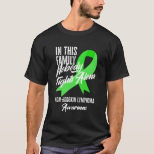 Camiseta En Esta Familia Nadie Pelea Sola No Hodgkin Lym