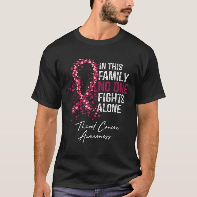 Camiseta En Esta Familia Solo Lucha Contra El Cáncer De Tra (Anverso)