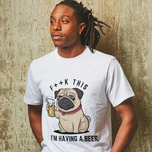 Camiseta En esto estoy teniendo una cerveza - Citas de aman (Subido por el creador)