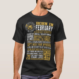 Camiseta En febrero hechos llevados