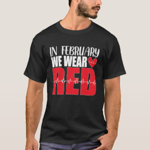 Camiseta En Febrero Usamos Conciencia Sobre Las Enfermedade