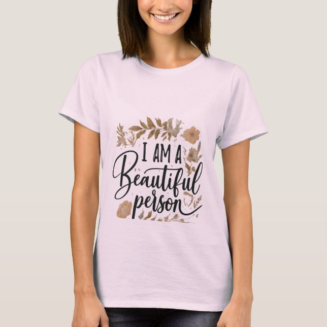 Camiseta en flor. Creer. Sé parte de ti (Anverso)