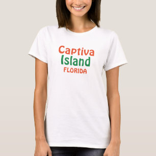 Camiseta en Florida, isla de Captiva para mujeres