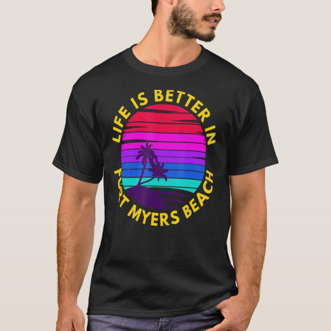 Camiseta En Fort Myers Beach Design (Anverso)