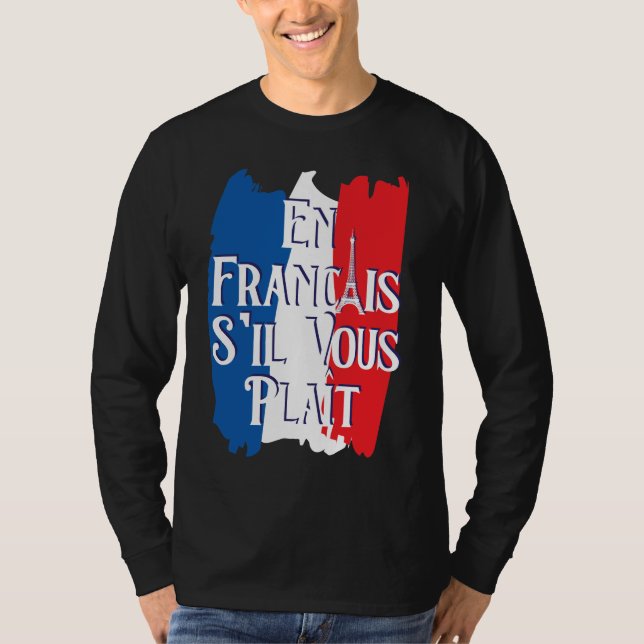 Camiseta En Francais S'il Vous Plait - Francés (Anverso)