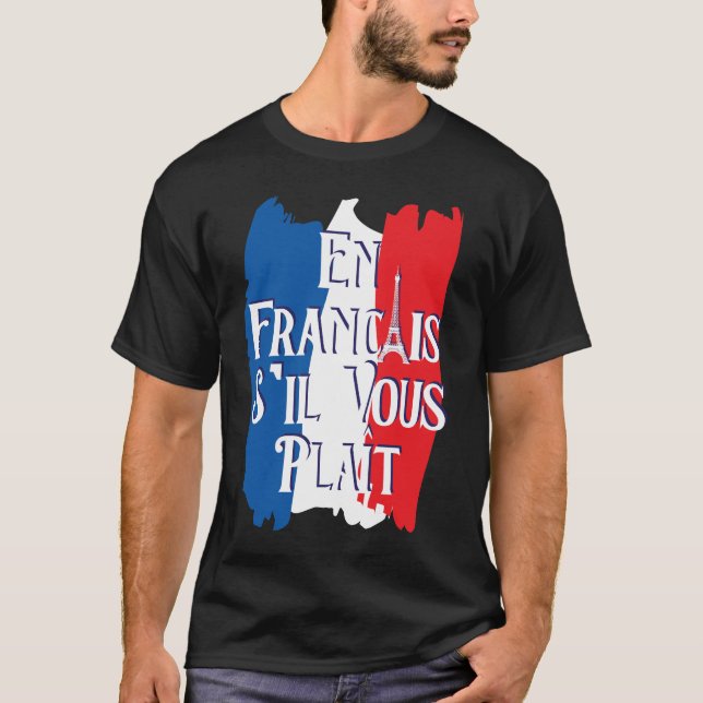 Camiseta En Francais S'il Vous Plait - Francés (Anverso)