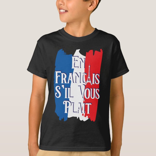 Camiseta En Francais S'il Vous Plait - Francés (Anverso)