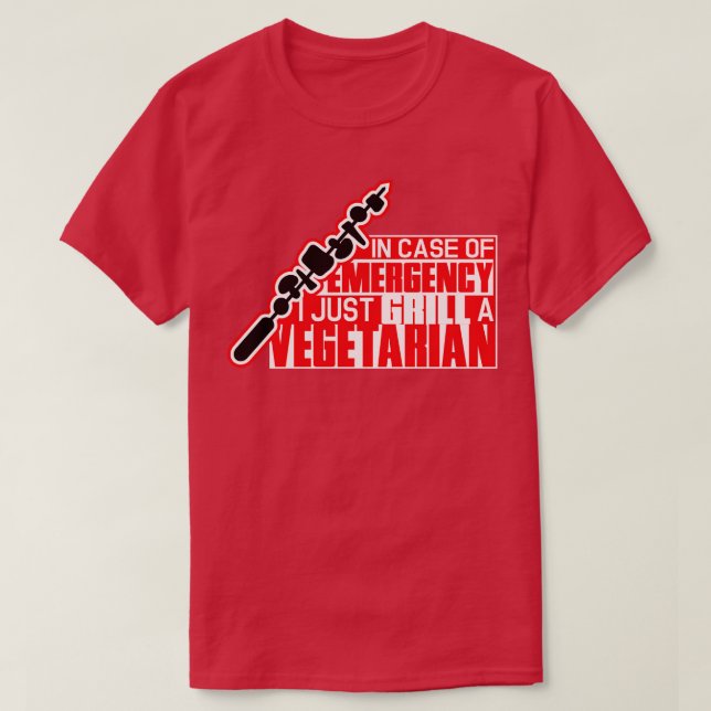 Camiseta En funda de emergencia (Diseño del anverso)