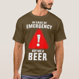 Camiseta En Funda De Emergencia Cómprame Una Cerveza