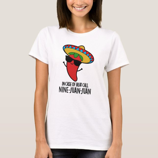Camiseta En Funda De La Llamada De Calor Nueve Juan Mexican (Anverso)
