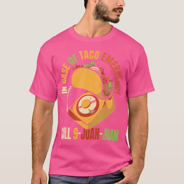 Camiseta En Funda De La Llamada De Emergencia Del Taco 9 Ju (Anverso)