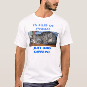 CAMISETA EN FUNDA DE SNOOZE, SÓLO ADDCAFFEINE