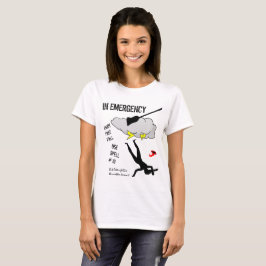 Camiseta En funda del personalizable por accidente de broom