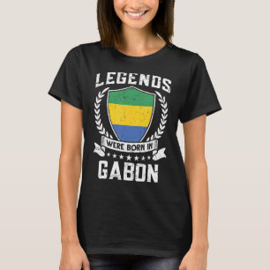 Camiseta En Gabón Nacieron Leyendas De La Bandera Gabonesa