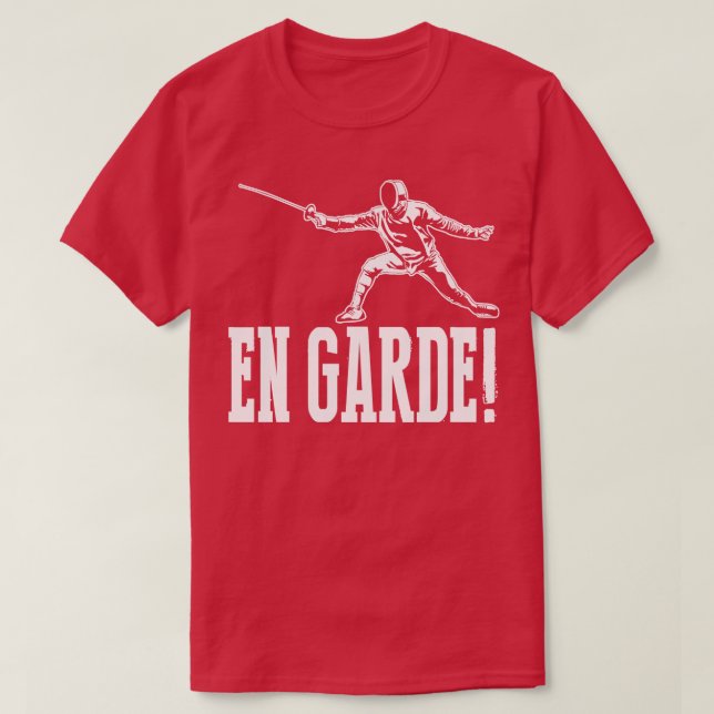 Camiseta En garde blanco (Diseño del anverso)