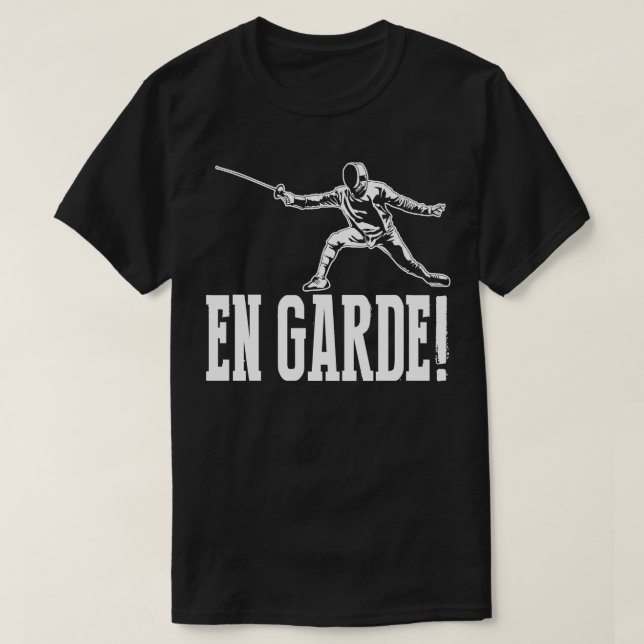 Camiseta En garde blanco (Diseño del anverso)