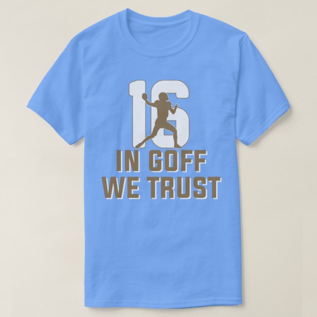 Camiseta En Goff confiamos (Diseño del anverso)