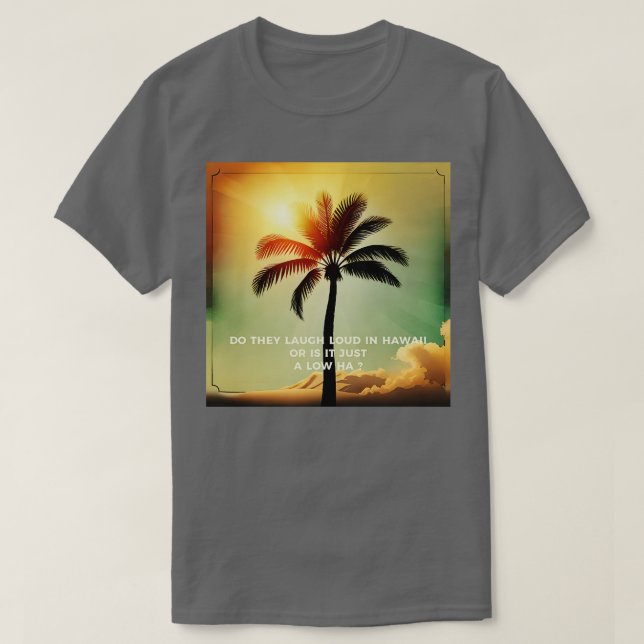 Camiseta en Hawaii (Diseño del anverso)