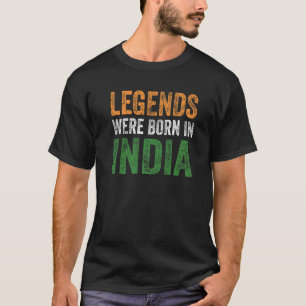 Camiseta En India nacieron antiguas leyendas de la bandera 
