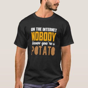 Camiseta En Internet Nadie Conoce Una Computadora De Papa