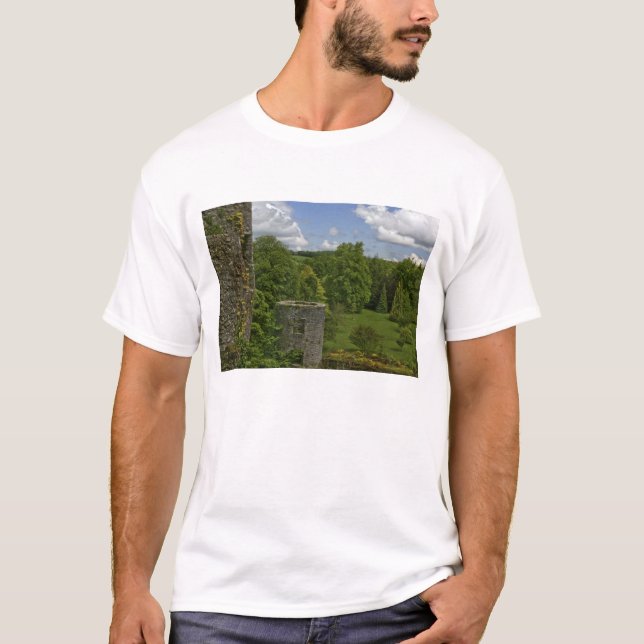 Camiseta En Irlanda, en el Castillo de Blarney, una torre d (Anverso)