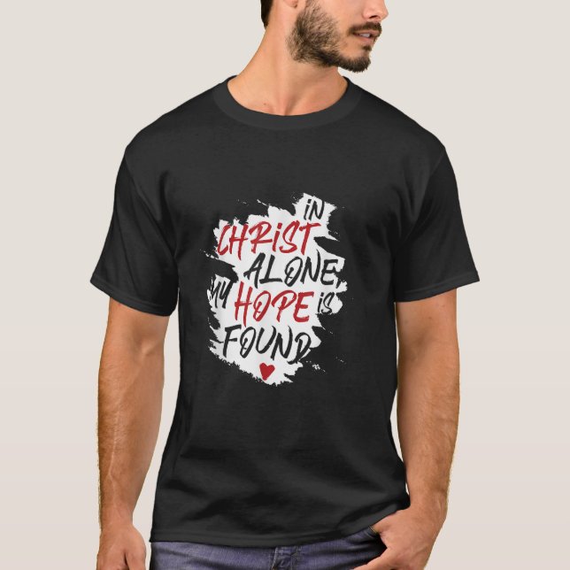 Camiseta En Jesucristo es mi esperanza Biblia Cristiana (Anverso)
