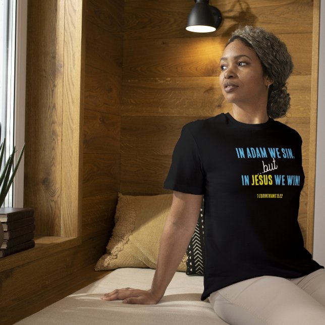 Camiseta En Jesús Ganamos | frase inspiradora Bible Verse (Subido por el creador)