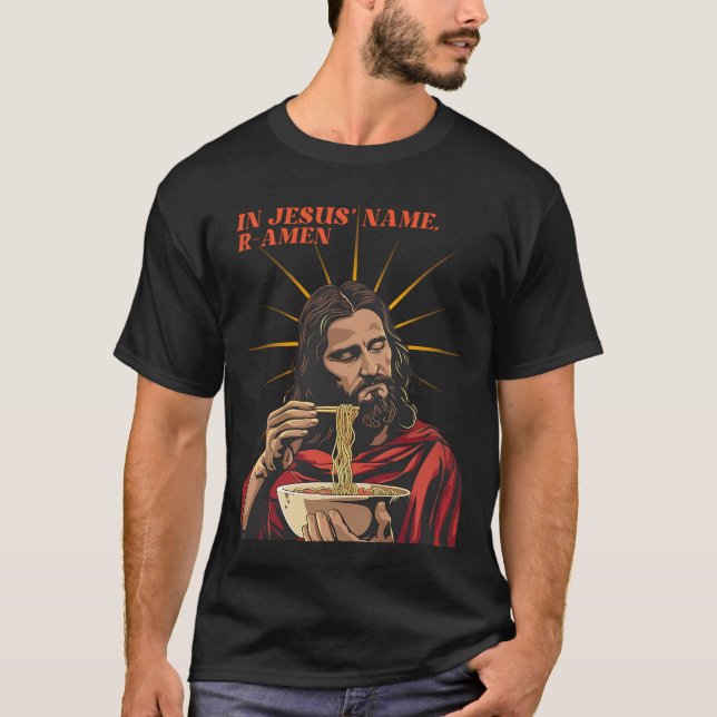 Camiseta En Jesusâ€™ Nombre, R-Amen (Anverso)