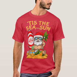Camiseta En Julio, Los Navidades Del Sea Sun Surfing Su