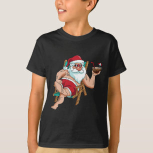 Camiseta En julio, Santa en verano, Día de la Independencia
