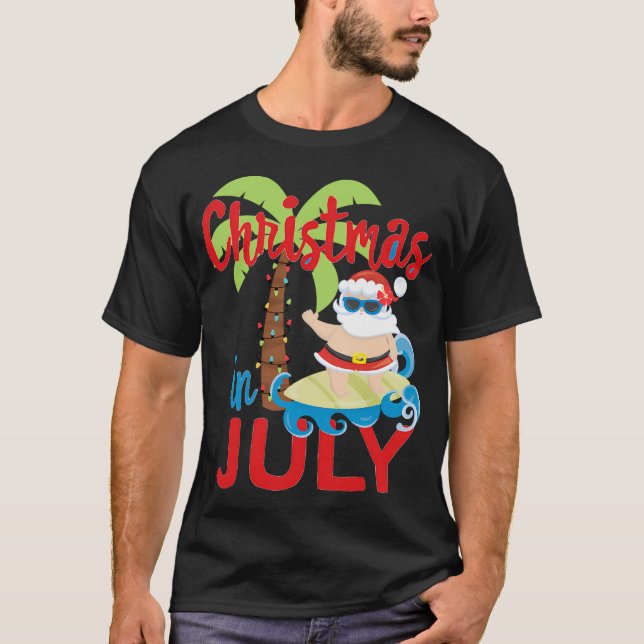 Camiseta En julio Summer Santa (Anverso)