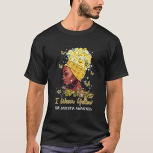 Camiseta En julio vestir Sarcoma amarillo concienciar a la 