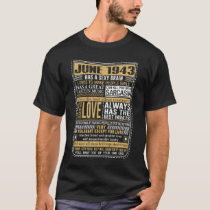 Camiseta En junio de 1943 hechos llevados