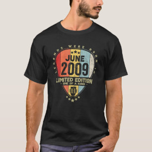 Camiseta En Junio De 2009 Nacieron Leyendas De púa de guita