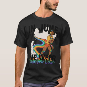 Camiseta En Junio Usamos Colores De Arcoiris Ally Lgbt, Org