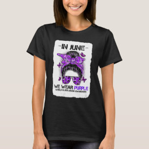 Camiseta En Junio Usamos Conciencia Sobre El Maltrato De Lo