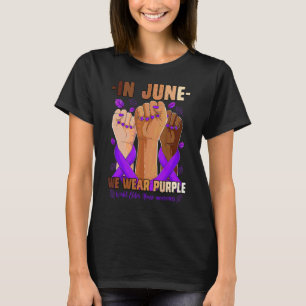 Camiseta En Junio Usamos Conciencia Sobre El Maltrato De Lo