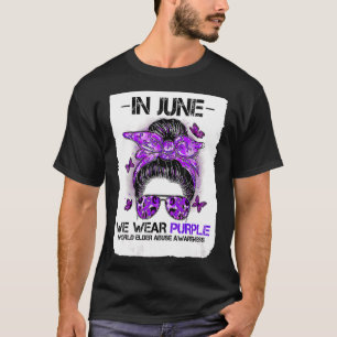 Camiseta En Junio Usamos Conciencia Sobre El Maltrato De Lo