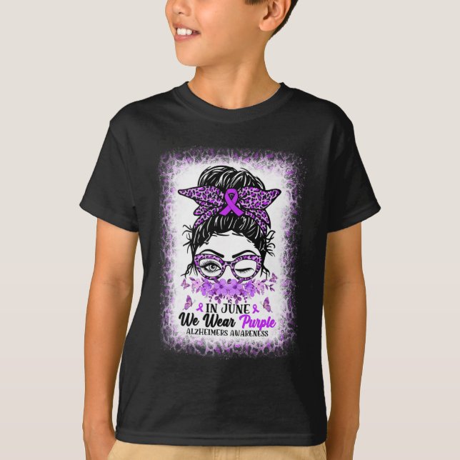 Camiseta En Junio Usamos El Desorden De Concienciación Del  (Anverso)