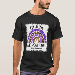 Camiseta En Junio Usamos Púrpura Para Concienciar A Vitilig