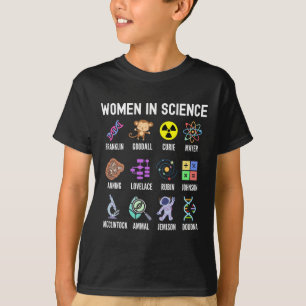 Camiseta En la ciencia - Chicas feministas empoderando a lo