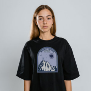 Camiseta En la cima del mundo: El lago Tahoe del Monte Tall