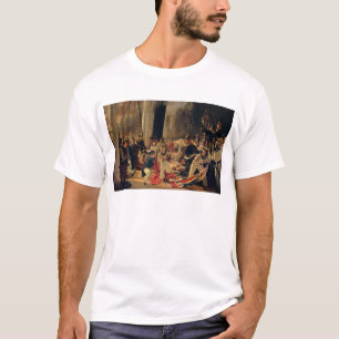 Camiseta En la cubierta durante una batalla naval, 1855