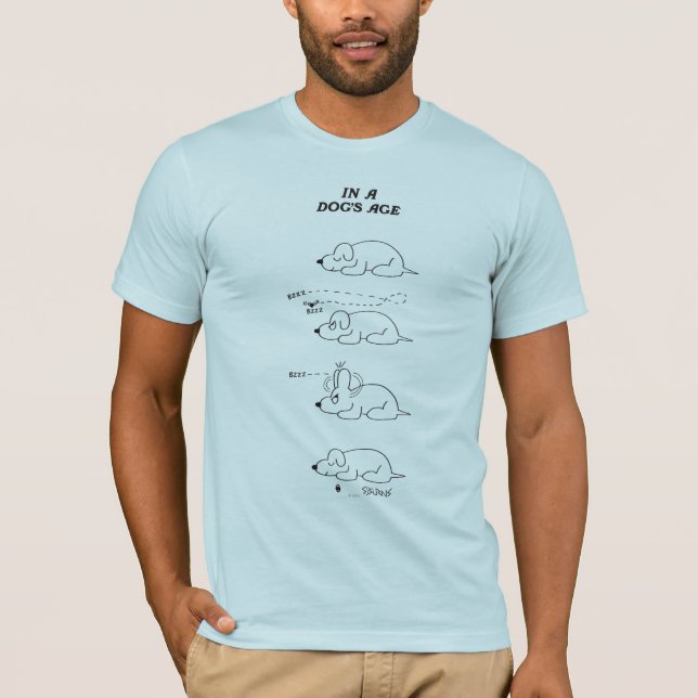 Camiseta En la edad de un perro (Anverso)