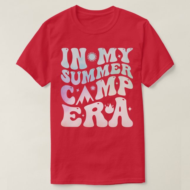 Camiseta En la era de mi campamento de verano (Diseño del anverso)