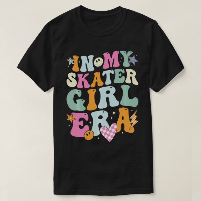 Camiseta En la era de mi Chica de patinaje para mujeres Chi (Diseño del anverso)