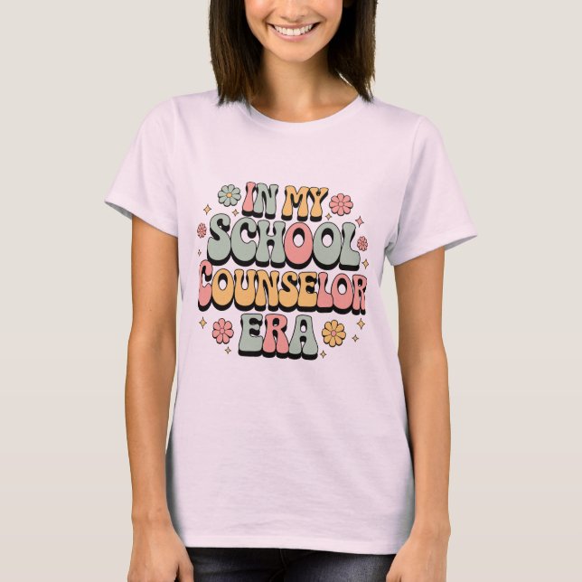 Camiseta En la era de mi consejero escolar - Diversión y In (Anverso)