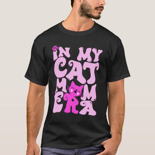 Camiseta En la era de mi gato, mamá, un gato lindo (Anverso)
